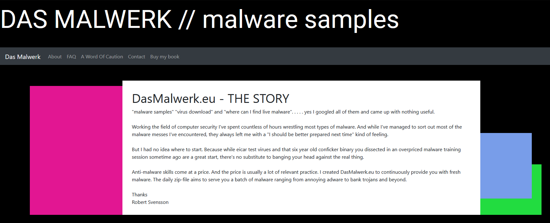 Das Malwerk Website Preview